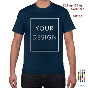 Din egen design män t shirt märke /bild anpassade män tshirt överdimensionerad 5xl 130 kg diy t shirt pojkar barns baby's yxxs tshirt 220323