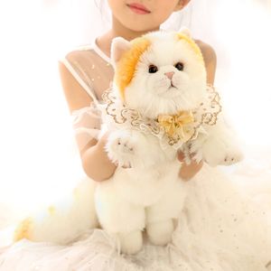 Bambola di peluche animale di qualità carina morbido grasso arancione gatto animali da compagnia giocattolo burattino lenisce cuscino per dormire bambole regalo di compleanno 58 cm 23 pollici DY10079