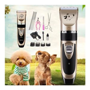 Pet Dog Hair Trimmer Animal Rechargeable Electrical Grooming Clippers Cat Cutter Machine Shaver Electric Scissor Clipper 220423