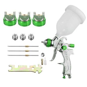 Wasserpistole Schneeschaumlanze Professionelle HVLP 600ML 1,4/1,7/2,0 mm Düse Schwerkraft Pneumatische Luftfarbe Spay Für Auto Auto Reparatur Werkzeug Malerei