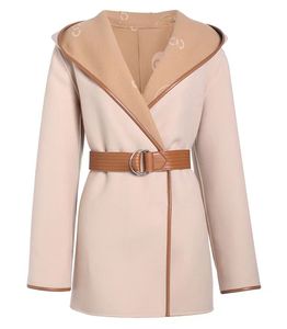 Cappotto da donna in misto lana con risvolto largo da donna invernale Oversize Long Trench Outwear Lana qualità bruce zhang