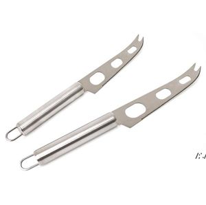 أدوات المطبخ 3 ثقوب كعكة زبدة البيتزا السكاكين دائم سكين جبنة الفولاذ المقاوم للصدأ سهلة سهلة لتنظيف JLA13304