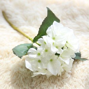 Dekorativa blommor kransar 15 cm konstgjorda blommor hortensia simulering kort gren växt ordnar bröllop Alla hjärtans dag FlowerDeco