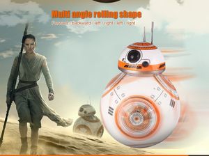 Wholesale Star Wars bb8 Intelligent Remote Control Robot Children's Toy Dance Rotating Ball Patrol Robots With Light gifts