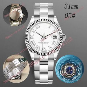 Womens luxury Watch jubilee high watches precision automatic machine movement 2813. The 31mm Roman alphabet dial ensures water resistance for swimming