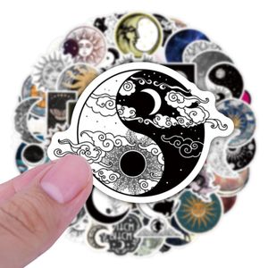 60Pcs Moon Stickers Non-Random For Car Bike Luggage Sticker Laptop Skateboard Motor Water Bottle Snowboard wall Decals Kids Gifts