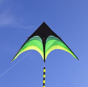 high quality large delta kites tails with handle outdoor toys for kids kites nylon ripstop albatross kite