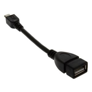 USB A Female to Micro USB Pin Male Adapter OTG Data Charger Cable Adapter