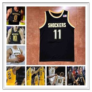 Xflsp2021 Ncaa Basketball ita State Shockers Jersey Fred Vanvleet Landry Shamet Erik Stevenson Jamarius Burton Jaime Echenique Dexter Dennis