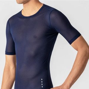 Update Pro Cycling Base Layer Men Superlight Mesh Outdoot Sports Sports respiráveis ​​camisa de bicicleta de estrada de roupa de baixo