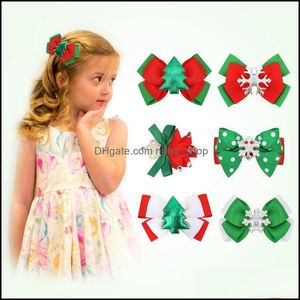 Cabelo Cabelo Barrettes Jóias Novas Meninas de Natal Garotas Duas-Mecadas Crianças Desenho Baby BB ACESSÓRIOS DE DESIGNER