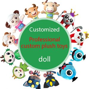 Wholesale toy customizers for sale - Group buy Party Favor Plush toy custom mascot to draw and sample customs children s cartoon cartoon doll LVT printing logo