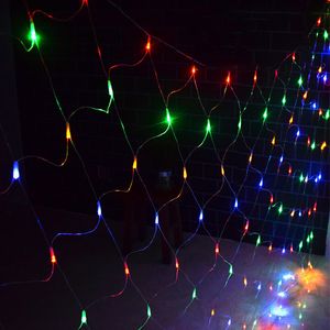 Jahr Weihnachten Dekor Girlande Wasserdichte Outdoor Led Net Fairy String Licht Weihnachtsdekorationen für Zuhause Natal Navidad 201203