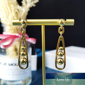 Silver Golden Pea Pod Pendant Earrings European and American Ins Fashion Style Plant Jewelry Female Retro