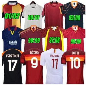 AS Roma RETRO TOTTI soccer jerseya TOTTI BATISTUTA DZEKO قميص كرة القدم كلاسيكي خمر NAKATA BALBO 1989 1990 1991 1992 1994 1995 1996 1997 1998 1999 2000 2001 2002