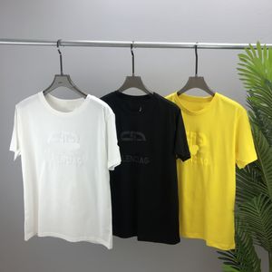 2024SS t-shirts män designer vit t shirt casual mode lös kort t-shirt män kvinnor gatukläder s-5xl