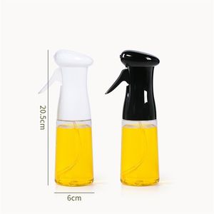 Dinnerware 220ml Plastic Oil Spray Bottle Gravy Boats Cooking Baking Vinegar Mist Sprayer Barbecue Spray Bottles for Kitchen BBQ Grilling 20220422 D3