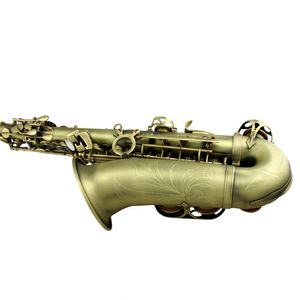 Saxofone alto de bronze antigo de alta qualidade