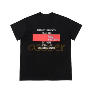 Erkek Bayan Tasarımcılar T Shirt Mektup Baskı Moda Severler Rahat T Gömlek Adam Sokak Kısa Kollu Giyim Asya Boyutu S-XL