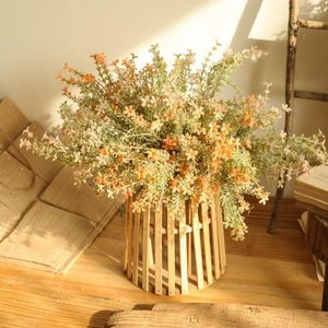 Dekorative Blumenkränze, 35 cm, künstlicher Fake-Füller, Grünsträucher, Grasbüsche, Pflanzen für Heimdekoration, Haus, Garten, Büro, Hochzeit