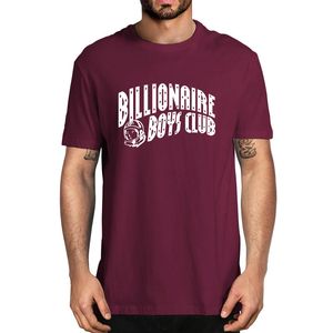 Billionaire Boy Club T-shirt Mens skjortor YS Club 100% O-Neck Cotton Summer Men's Novelty Subtimat Tshirt Women Casual Harajuku Streetwear Soft Tee 234