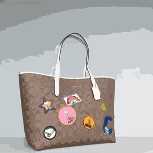Вещи мешки с мешками классическая цветочная мультфильма для покупок купюры Kou Семья большая мощность мамочка сумка одно плечо портативная пригородная сумочка