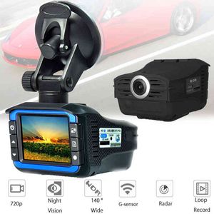 Rilevatore radar Dvr per auto in Dash Cam Rilevatore di velocità radar Registratore video per veicoli Rilevatore radar di velocità corrente Lingua russa J220601