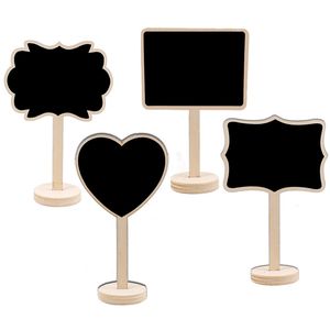 Criativo Pequeno Quadro-negro Mini Mini Mini Mensagem Sinal Chalkboards Inserir Etiqueta Preço Tag Flower Ornamento