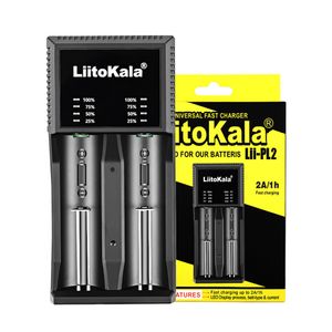 Оригинальный Liitokala Lii-PL2 Светодиодный зарядное устройство 2 слота для 18650 3,7 В 18350 18500 21700 20700b 10440 26650 1.2V Li-Ion NI-MH Батарея смарт.