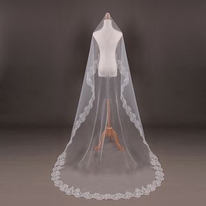 Acessórios de casamento beleza casamento nupcial branco elegante e elegante véu de noiva 2510