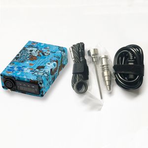 Nargile Elektrikli Dab Tırnak kitleri Titanyum Çiviler Carb Cap Domeless 20mm Bobin Isıtıcı Taşınabilir Yağ Balmumu Konsantreleri Dab Rig Enail Kiti Sigara İçmek için Su Bang