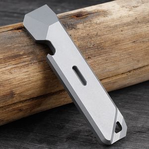 Titanium Alloy Outdoor Gadgets Keychain Multi Tools Pry Bar Crowbar Opener Travel Camping Survival EDC