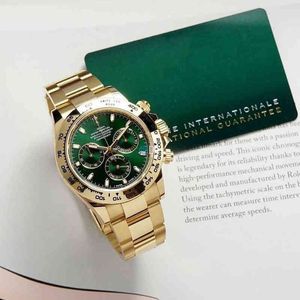 Uxury Watch Date GMT Sun Xiaoxiao Ditong tar en helt automatisk mekanisk rörelse Men's Watch Panda Yu Wenles samma Jindi Gray Green