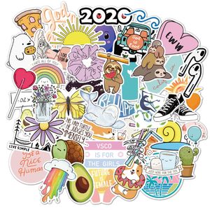 75Pcs Cute Fresh Stickers Skate Accessories For Skateboard Laptop Luggage Snowborad Bicycle Motorcycle Guitar Phone Car Decals Party Decor