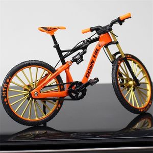 Halolo Mini 1:10 Alloy Model Bicycle Diecast Metal Finger Mountain Bike Racing Simulation Adult Collection Toys For Children G33 220420