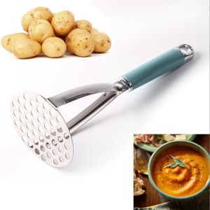 Potato Masher Heavy Duty Stainless Steel Cooking and Kitchen Tools Gadget Convenient for Making Mashed Potatoes Vegetables and Fruits