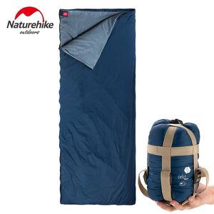 Camping Sleeping Bag Ultralight Portable Splice Envelope Mini Sleeping Bull Cotton Spring Autumn Outdoor vandring 220728