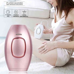 Epilator Professional Laser Home Use IPL Hårborttagning Smärtfria blinkar Rakning Photoepilator Machine Permanent för Lady 0621