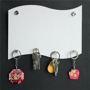 MDF Key Tither Hanging Board Sublimação Pendurar Placas Em Branco Bandeira Forma Placas Personalizado DIY Casa de Banho Acessórios de Cozinha Alfândega 13 4MH B2