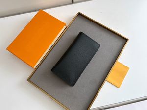 Modna monochromatyczna torba męska i designerska projektanta portfela portfela
