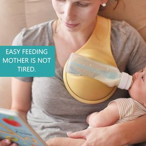 Convenient Milk Bottle Folder Feeder Hands-free Rotate Feeding Bottle Bracket For Mummy Dad Feed Baby Easier Bottle Rack 220708