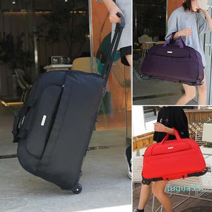 Suitcases Luggage Trolley Bag Travel Large Capacity Foldable Duffle Cabin Suitcase With Wheels For Women Men Hand Carry On Bags