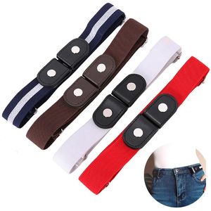 Belts Womans Belt Buckle-Free Waist Jeans Pants No Buckle Stretch Elastic For Men Women Invisible DropBelts