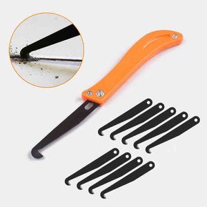 Tile Gap Repair Tool Hook Knife Professional Cleaning and Removal of Old Grout Hand Tools Tungsten Steel Joint Notcher Collator