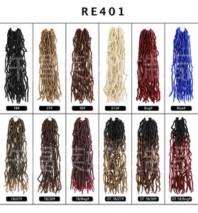 Dredy Braids African Parg Hair Hair Syntetyczne przedłużenia włosów