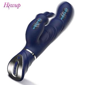 NXY Vibrators super kraftfulla kanin G spot vibrator för kvinnor 9 hastigheter klitoris stimulering dildo penis vibrerande sexleksaker par vuxna 0407