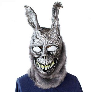 Maschera di coniglio con cartone animato animale Donnie Darko Frank Il costume da coniglietto Cosplay Halloween Party Maks Supplies T220727