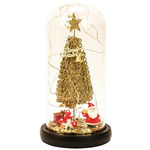 Christmas Decorations Tree Glass Cover LED Light Crystal Ball Gift Home DecorationsChristmas