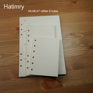 hatimry a5 a6 a7 szie refiller caderno ajanda defteri defter kağıdı defter escolar eskiz defteri okul malzemeleri 220713