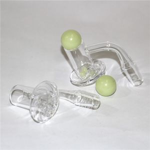 Blender Spin Quartz Banger Smojing Zubehör 14 mm Außengelenk Glasbong Abgeschrägte Kante Terp Slupper Öl Dab Rigs Spinnerkappe Marmor Buby Perlen Dabber Werkzeug Wachs